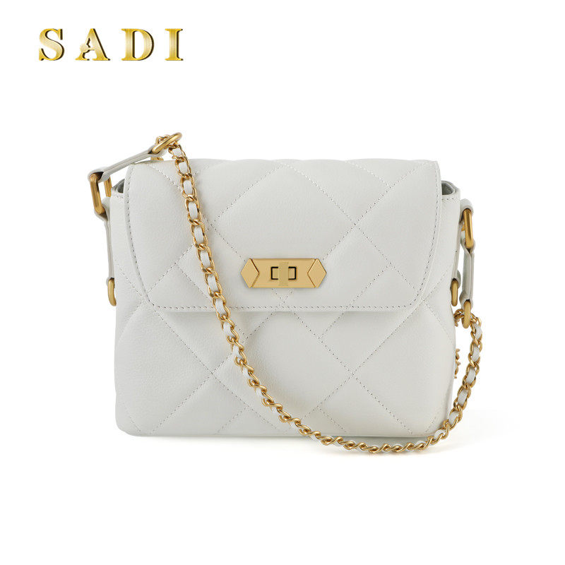 小香风2020新款潮大容量小众斜挎包 sadi女士包袋