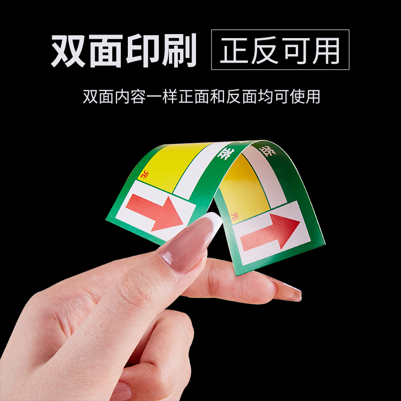 超市商品标价签300张新款卡通双面手写价格促销牌加厚货架标签标价牌药店价格标签小标签便利店标签纸可定制