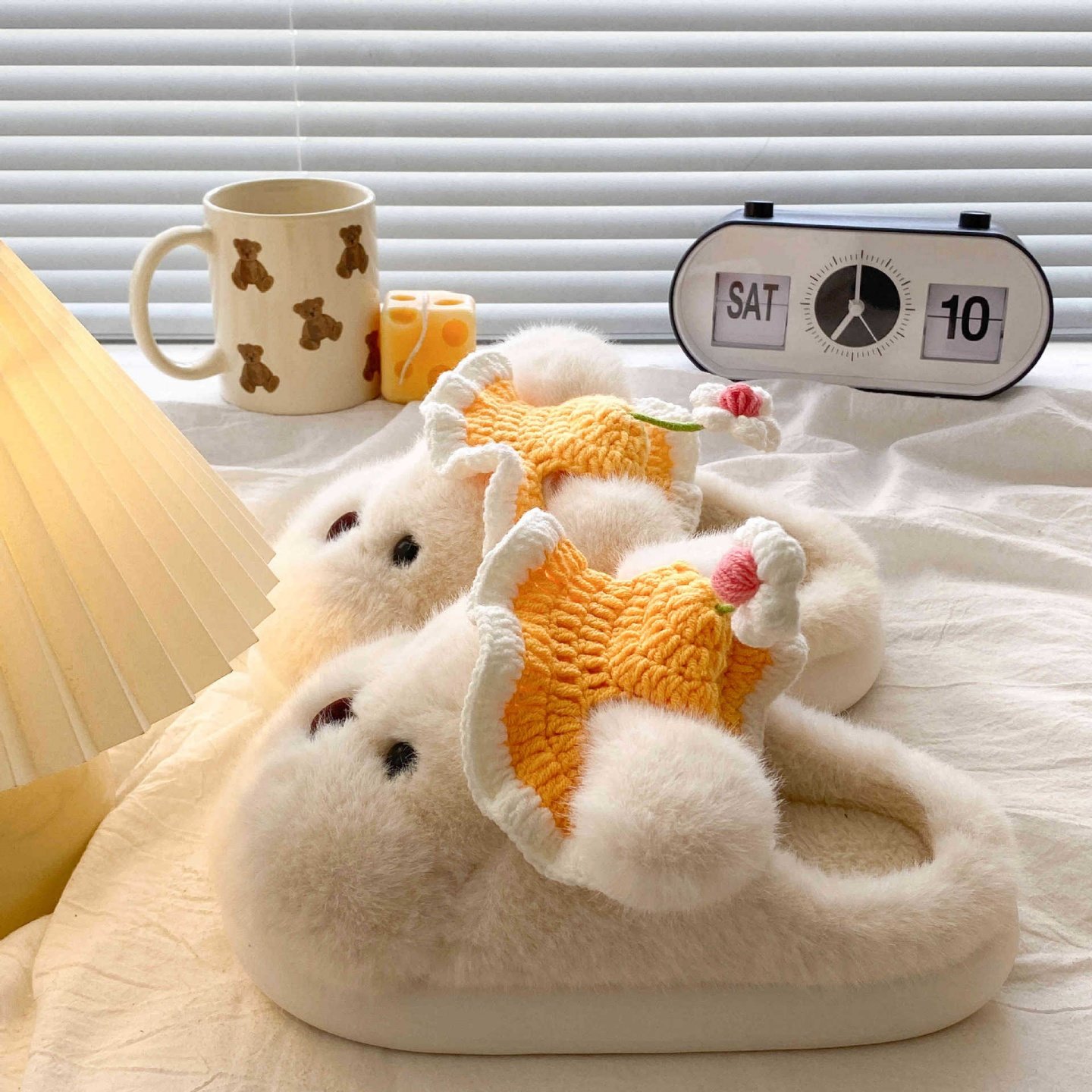 毛毛拖鞋女秋冬季新款室内外穿加绒保暖厚底包头可爱大耳狗棉拖鞋,淘宝优惠券,粉丝福利购,淘宝优惠卷