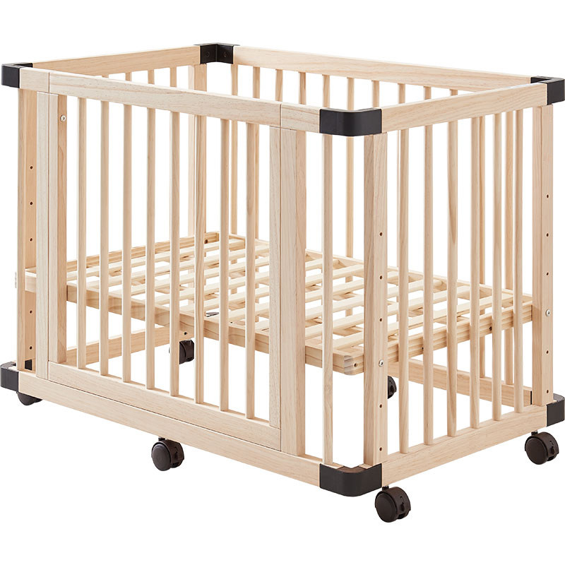 林氏木业婴儿床可移动全实木bb大床 林氏木业kids婴儿床