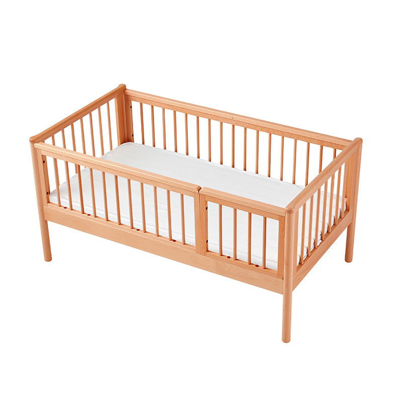 林氏木业实木拼接分床神器加宽大床 林氏木业kids儿童拼接床