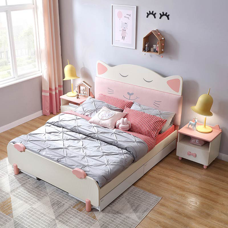 林氏木业儿童床女孩公主床简约1.2 林氏木业kids儿童床