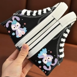 Мелки, детская тканевая высокая нескользящая обувь, мягкая подошва