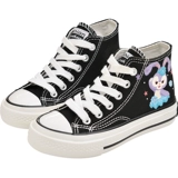 Мелки, детская тканевая высокая нескользящая обувь, мягкая подошва