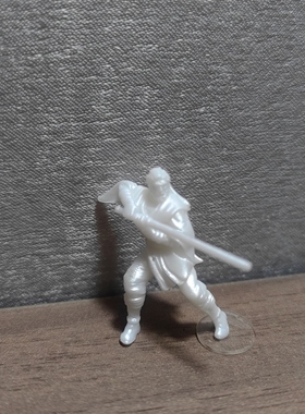 江湖故人古风忍者武士侠客小摆件山水陆微景缸盆景造观景寒江孤影