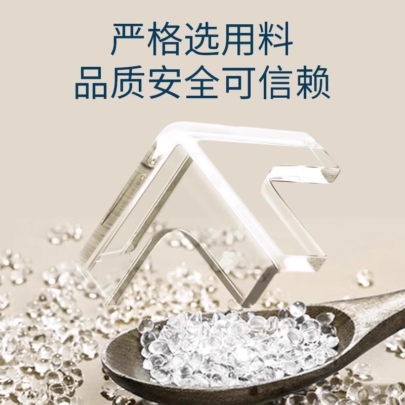 桌角防撞护角软硅胶防磕碰直角包角桌子柜子柜角窗户保护套透明 - 图0