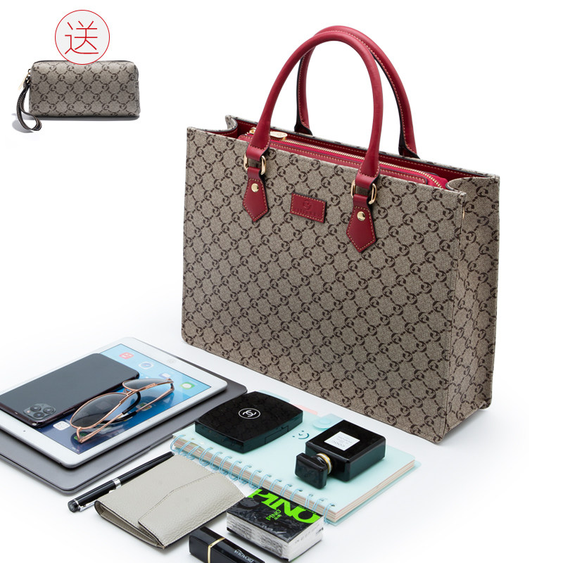 商务2021新款时尚电脑公文包女包 冠榜女士包袋