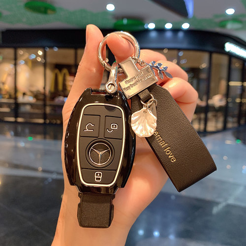 奔驰gla200钥匙套C200L壳A级a180L扣glc260L包B级260GLK G级R级SL - 图3