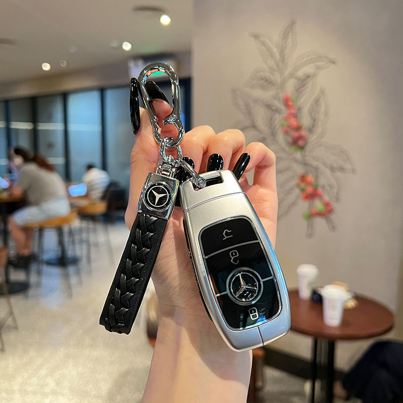奔驰钥匙套新A级C级E级A200L包C260L车E300L壳GLC300/GLE/GLA扣 - 图2