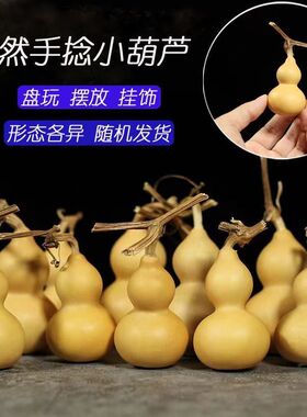 纯天然手捻小葫芦草里金文玩手把批发精品通货手把件小美葫芦