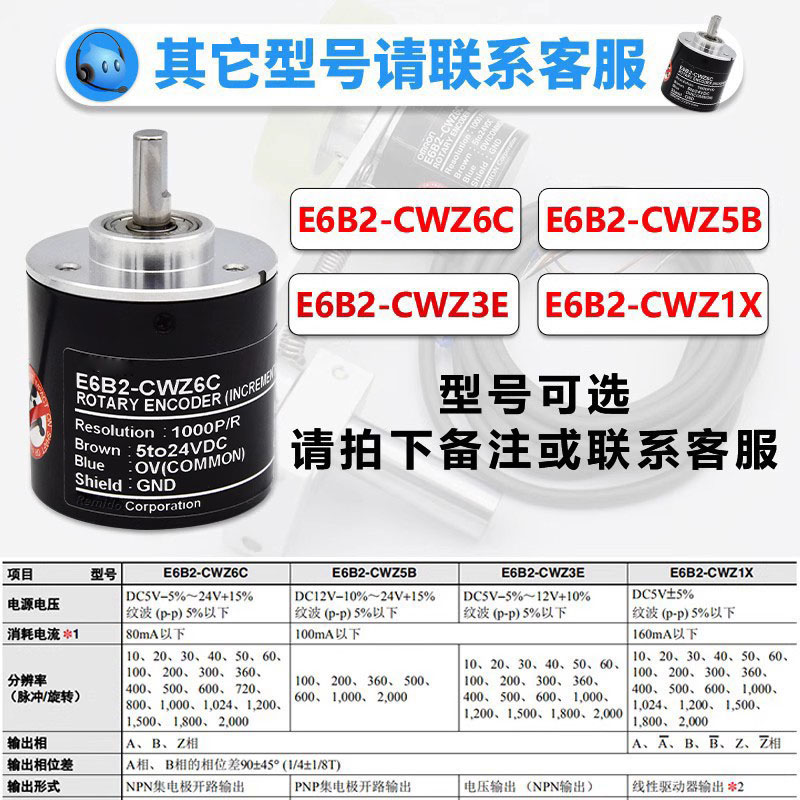 旋转编码器同步计米轮安装固定支架欧姆龙型E6B2-CWZ6C Z1X 5B 3E - 图2