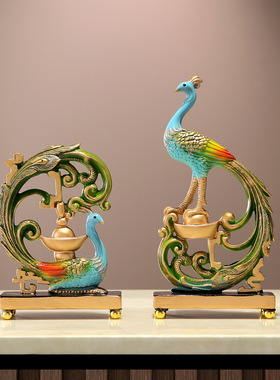 马年雕塑布置摆件国潮结婚装饰品