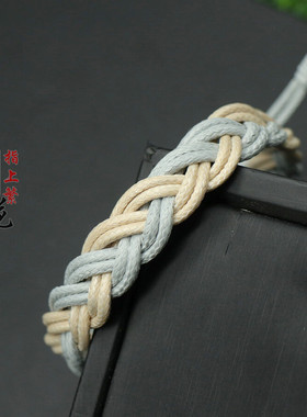 男女情侣手串手工编织手链民族复古手绳百搭手环蜡皮绳潮牌手绳