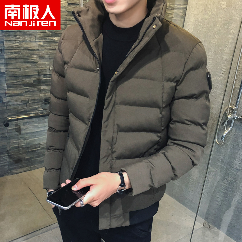 南極人男士外套冬季 潮流加絨棉服加厚短款修身棉襖羽絨棉衣 2019 南極人男士外套冬季 潮流加絨棉服加厚短款修身棉襖羽絨棉衣 2019