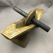 Ancient play miscellaneous drug grinding machine Bronzer Mills of Traditional Chinese Medicine Pharmacies Decorate Comeback Old Objects Solid Film and TV props