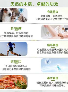 美国多特瑞柠檬草精油官网正品doTERRA提振活力浓烈香气清凉舒爽