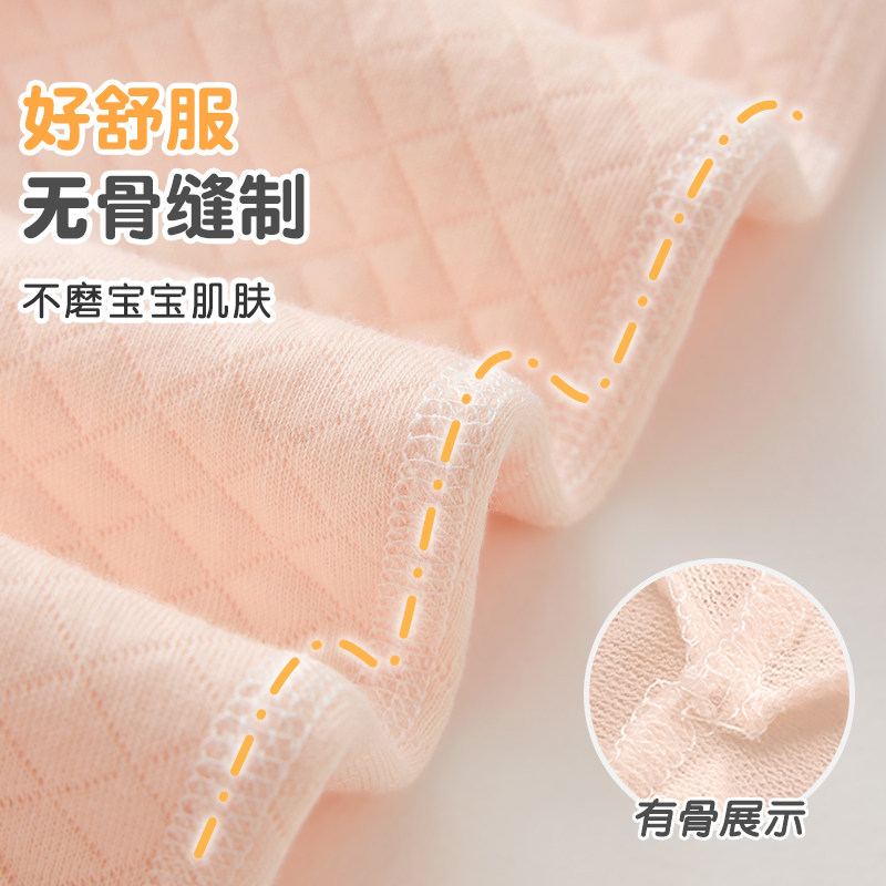 婴儿秋衣秋裤春秋冬儿童打底薄夹棉男童女童分体内衣宝宝保暖套装,淘宝优惠券,粉丝福利购,淘宝优惠卷