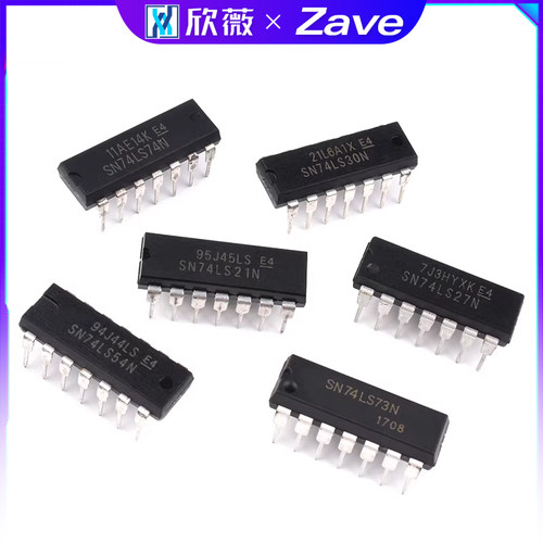 SN74LS20 27 28 30 32 33 51 54 55 73 74N芯片MC74HC30直插DIP14 - 图2