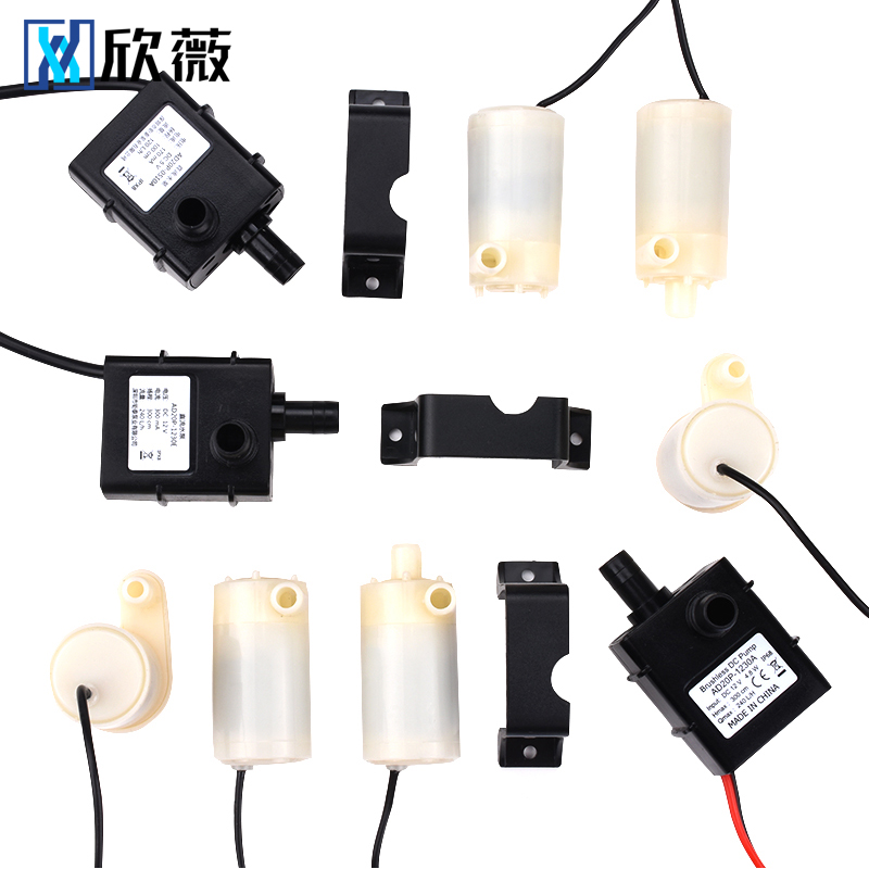 DC电机马达小潜水泵自吸泵USB插头微型盆景喷泉假山直流3V5V12V - 图2