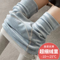 Pregnant woman beats bottom pants winter plus suede thickened autumn and winter hit bottom sock autumn spring autumn spring fall outside wearing cotton pants socks