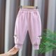 Four seasons beautiful children's trousers cotton casual pants