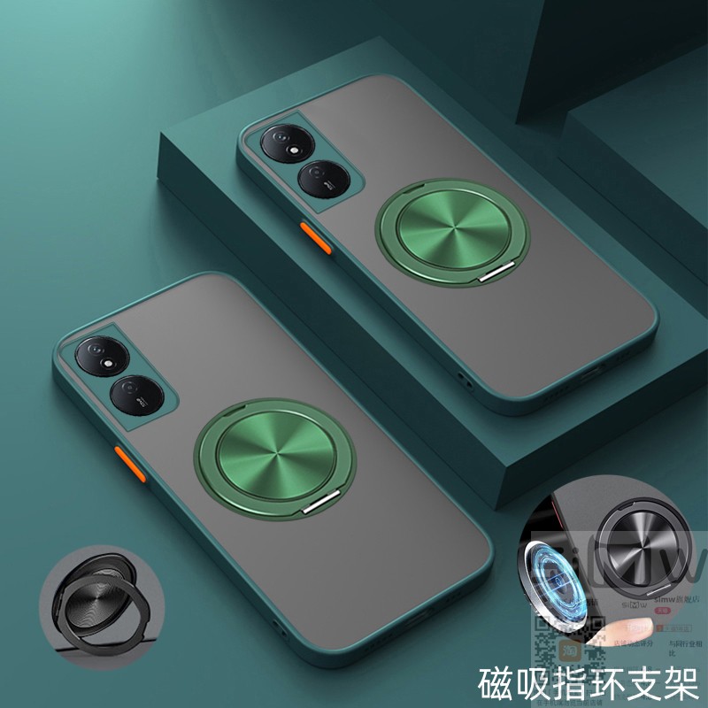 适用于华为荣耀畅玩50Plus手机壳5OPlus磁吸支架保护套5G全包镜头CLK-AN00透明CLKAN磨砂ANOO新款CLKANOO简约 - 图0