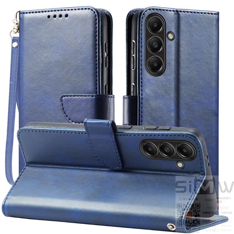 Suitable for Samsung A17 mobile phone case Galaxy A17 5G clamshell leather case SM-A1760 all-inclusive silicone case A176B protection samsunga anti-fall galaxy business A17 new style