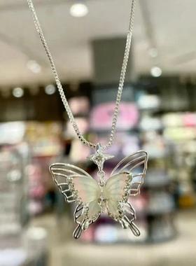 庄周梦蝶系列!梦幻蝴蝶珍珠手镯气质轻奢小众高级设计感精致手饰