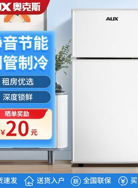 奥克斯冰箱小型双开门家