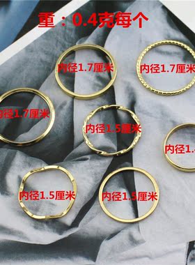 简约时尚冷淡风合金套装戒指