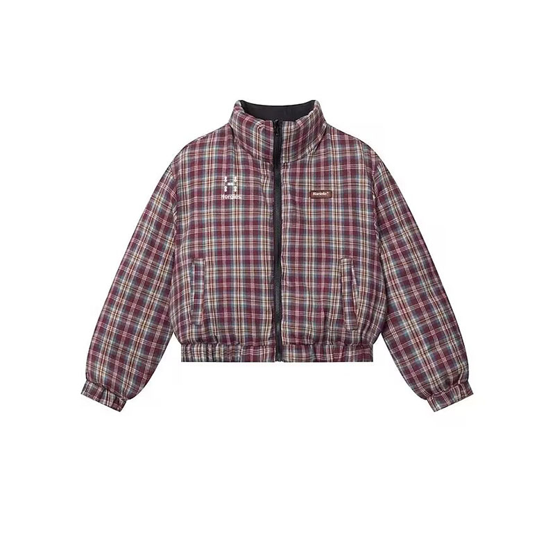 今年流行爆款高级感两面穿羽绒棉服女冬季短款保暖面包服棉衣外套 - 图3