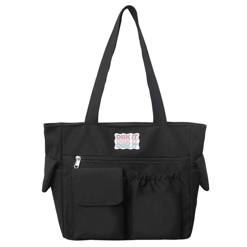 帆布包女士日系简约大容量拎单肩包 梦凡客女士包袋