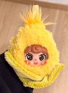 橘糕糕甜玉米毛绒玩偶挂