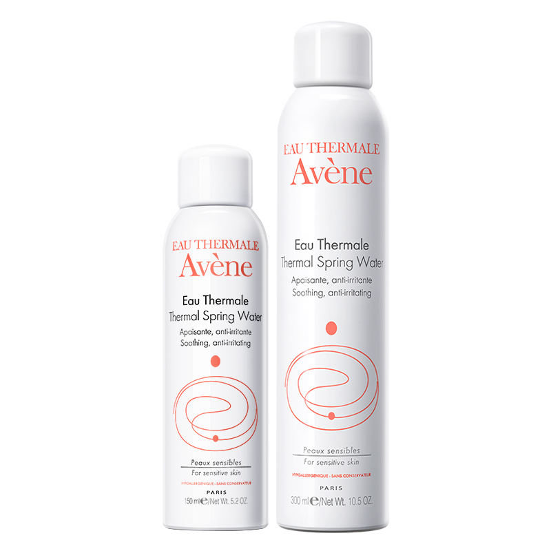 Avene雅漾海外旗舰店avene雅漾舒护调理喷雾300ml+喷雾150ml有效舒缓敏感肌肤口罩脸0