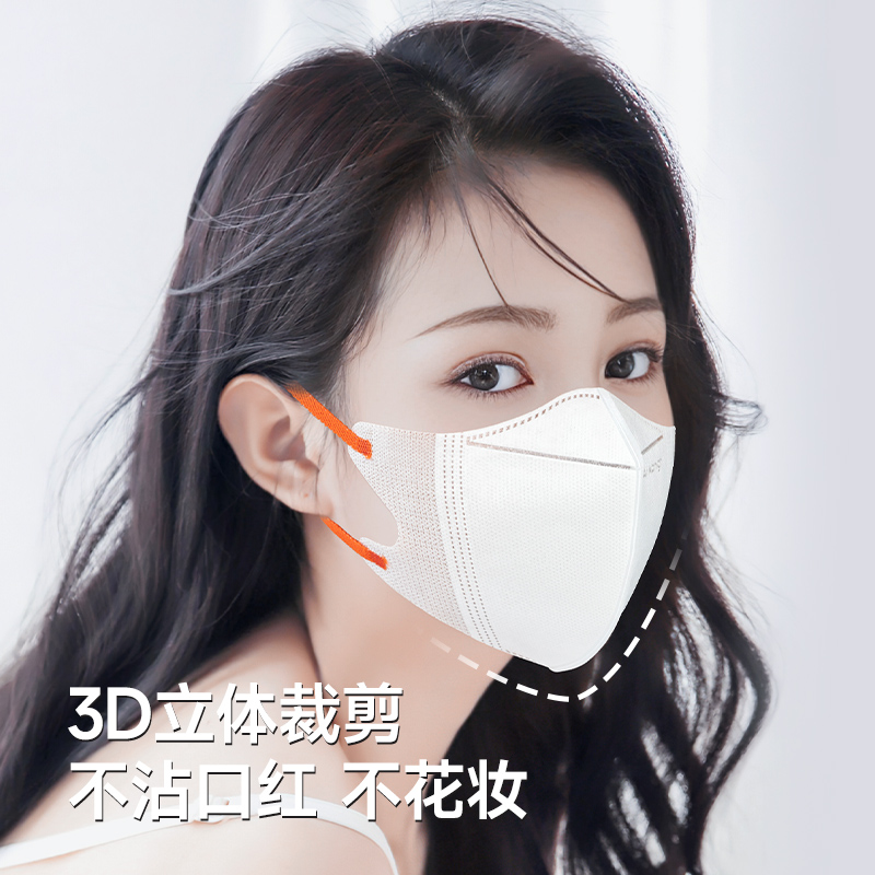 口罩3d立体2024新款高颜值女生显脸小秋冬防风防寒一次性三层保暖