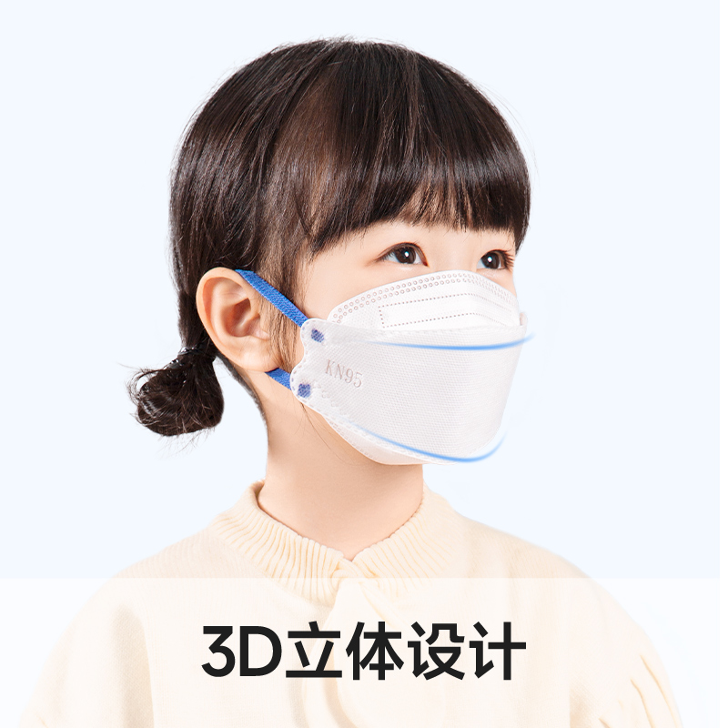 儿童口罩秋冬新款n95立体防护男女童上学专用一次性可爱不勒耳朵