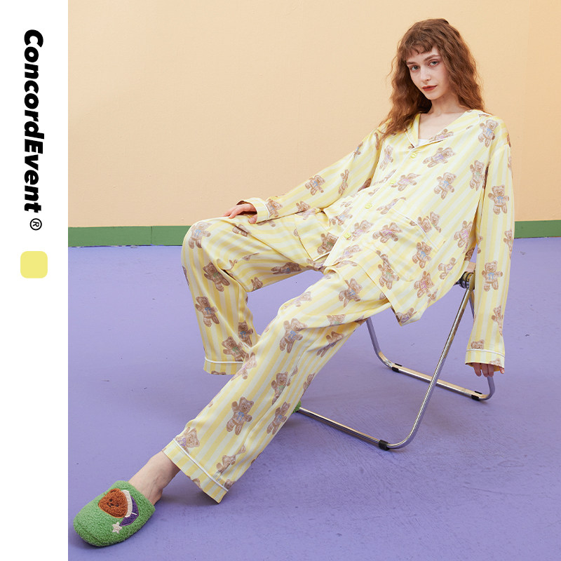 【推荐】concordevent小熊满印睡衣 concordevent睡衣/家居服套装