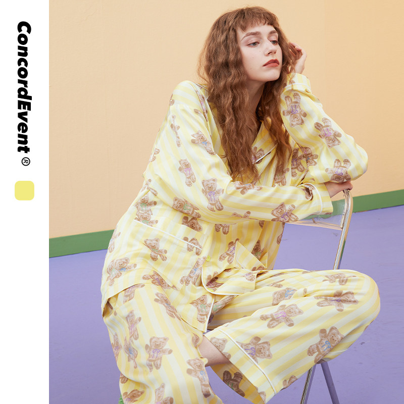 【推荐】concordevent小熊满印睡衣 concordevent睡衣/家居服套装