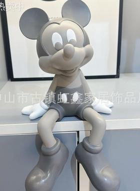 简约现代坐姿米奇摆件客厅玄关过道电视柜桌面家居壁柜酒柜装饰品