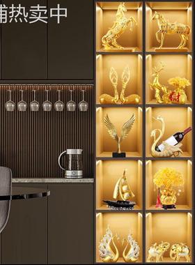 客厅玄关家具装饰品摆件树脂工艺品支持