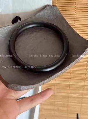 天然檀木手镯复古百搭手饰夏天2024新中式气质女文艺闺蜜情侣礼物