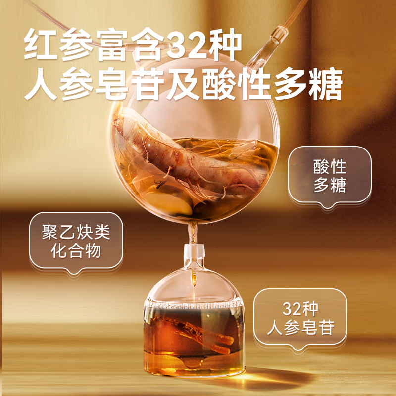 谢怡红参富铁饮长白山人参运动营养浓缩液饮品25ml*14瓶 - 图2