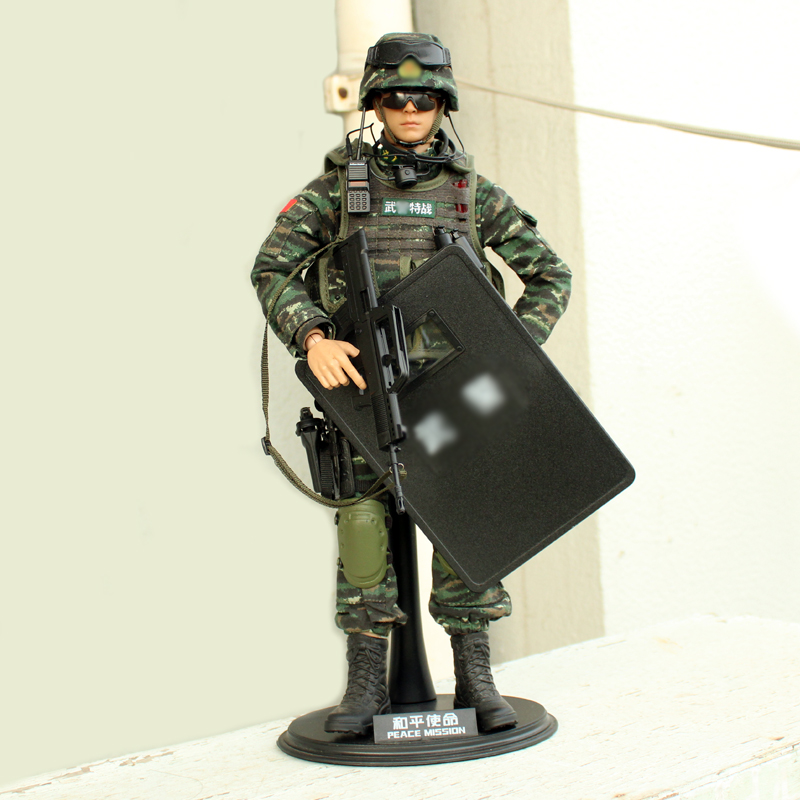 和平使命中国兵人模型玩具士兵可动军人手办退伍礼物特种兵解放军