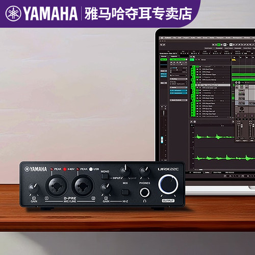 雅马哈URX22C录音编曲声卡电脑唱歌直播专用全套设备UR22C升级款 - 图2