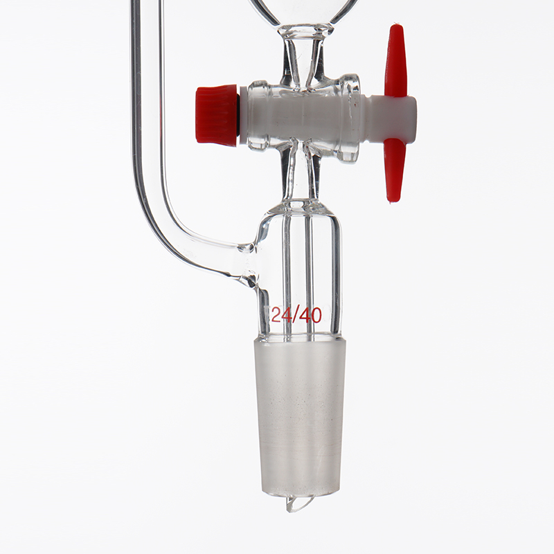 玻璃四氟标准口恒压漏斗筒形滴液漏斗10/50/250/500/1000ml定制-图1