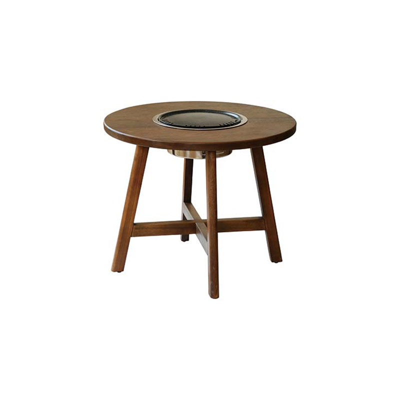 有清堂实木围炉煮茶茶桌新中式小茶桌火锅桌圆形茶几庭院烤火炉,淘宝优惠券,粉丝福利购,淘宝优惠卷