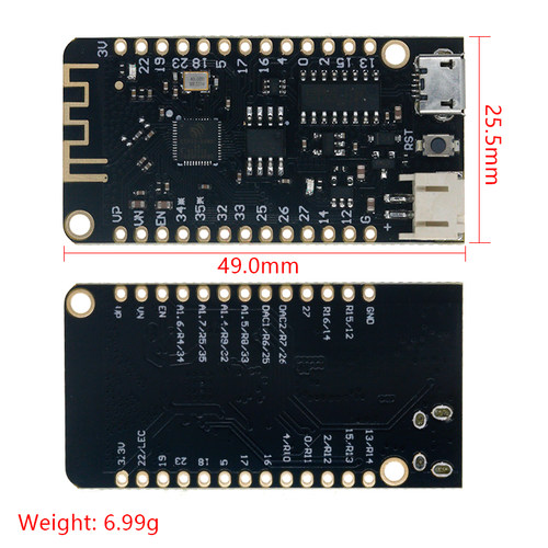 ESP32开发板 V1.0.0 Rev1 wifi 蓝牙4MB FLASH 兼容MicroPython - 图1