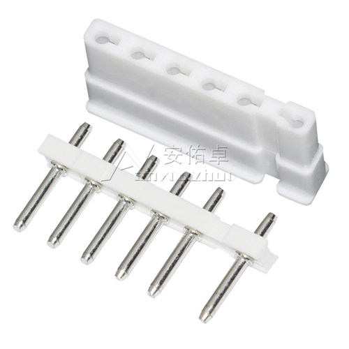 TJC2条形连接器7.5-5mm间距1P 2P 3P 4 5 6P接插件直针座胶壳端子 - 图3