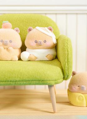 卡通卡皮巴拉系列植绒盲袋盲盒迷你公仔摆件潮玩学生节日礼品