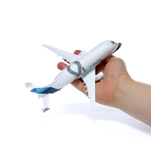 20-43cm大白鲸运输机模型飞机模型带轮子Beluga合金航模航空礼物 - 图1